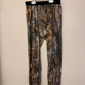 Game Winner base layer long johns Hunting Gear Wick  Camo pants mens M